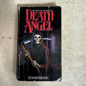 Death Angel By Robert Black Vintage 80s Paperback Horror 1st‎ Print